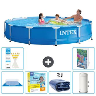 Intex Piscina Con Estructura Redonda - 366x76 Cm - 7-piezas S71