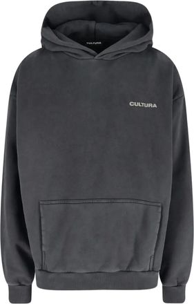 Cultura Hoodie met logo - Grijs