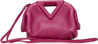 Bottega Veneta Pre-owned Cross Body Bags, female, Pink, Size: ONE SIZE Pre-owned Handle Leather Handbag