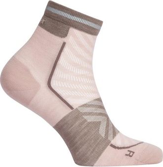 Icebreaker Merino Run+ Ultralight Mini Laufsocken f&uuml;r Damen | rosa