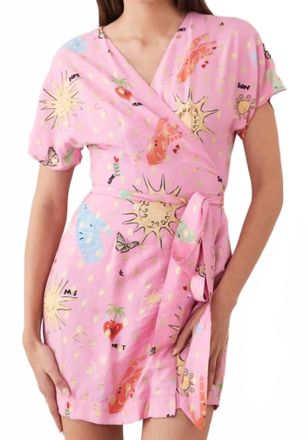 Never Fully Dressed Celestial Mini Dress In Pink