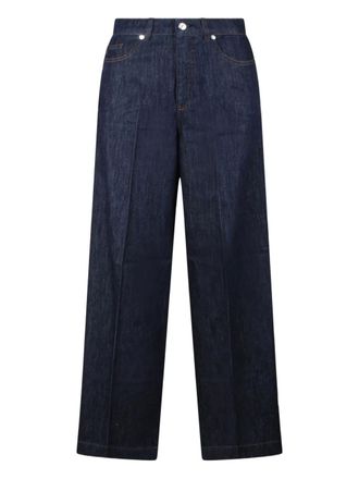 Nine In The Morning straight-leg jeans - women - Silk/Cotton - 27 - Blue