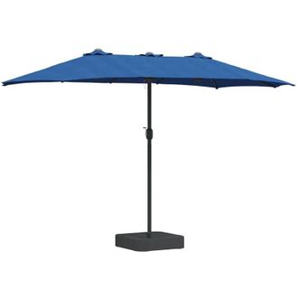 vidaXL Parasol De Jard&iacute;n Azul 385 X 209 X 244 Cm Tela Vidaxl