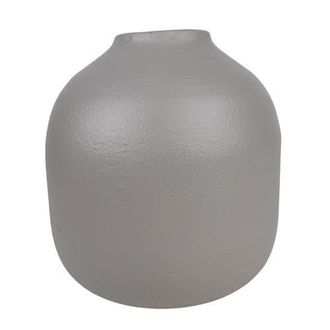 Foreside Home And Garden Textured Vase Gray Metal at Nordstrom