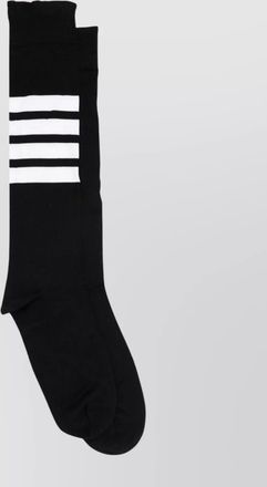 Thom Browne calf socks with 4 bar in cotton