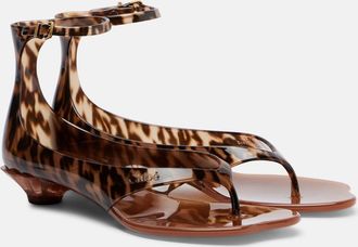 Chlo&eacute; Chlo&eacute; Chlo&eacute; Jelly animal-print thong sandals