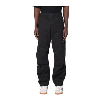 Diesel Cargo Trousers with Multiple Pockets - male - Diesel - Straight Trousers - Black - L - Trousers
