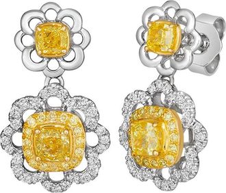 Le Vian Radiance 14K Two-Tone 1.34 Ct. Tw. Diamond Drop Earrings