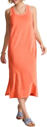 Tommy Bahama Suncoast Loop Terry Midi Dress in Ember Red at Nordstrom, Size X-Large