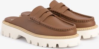 Pedro Garcia Mule in brown suede with track light sole | Savy | Spring Summer 26 | PEDRO GARCIA