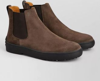 Tod's suede chelsea boots