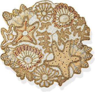 Tiramisu Coral Reef Beaded Placemat