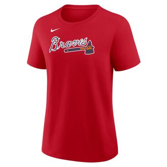 Nike Ronald Acu&ntilde;a Jr. Atlanta Braves Nike Womens MLB T-Shirt in Red | 01K962QAW9-23R