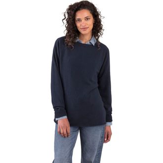 Celtic & Co. Geelong Slouch Crew Sweater in Dark Navy at Nordstrom, Size Large