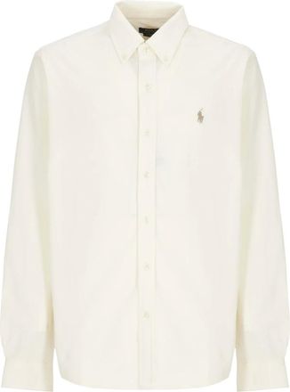 Ralph Lauren Overhemden, Heren, Wit, 2Xl, Katoen, Katoenen Shirt