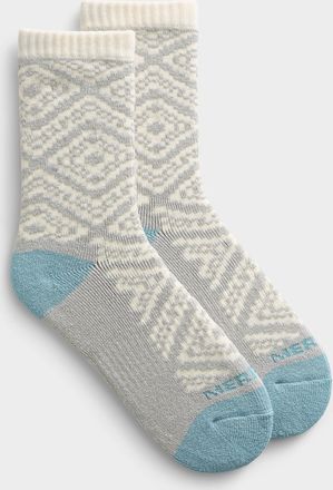 Merrell Womens Geo pattern padded thermal socks