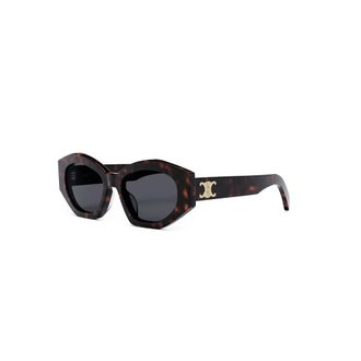 Celine Celine - Authentieke Triomphe Bril met Topkwaliteit - Dames - Accessoires - Zwart - Maat: 55 MM