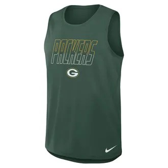 Nike Green Bay Packers Nike Mens Dri-FIT NFL Tank Top in Green | 045R3EE7T-YPB