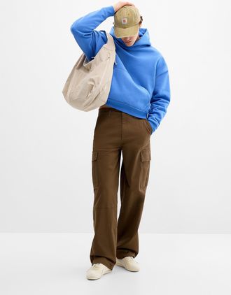 Djab Mens Wide-leg cargo chinos Loose fit