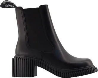 Camper Schoenen, Dames, Zwart, 37 EU, Leer, Pix London Enkellaars