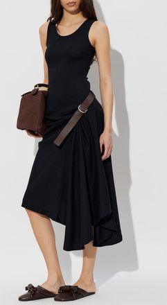 Loewe Dress With A Waist Belt, Womens, Black