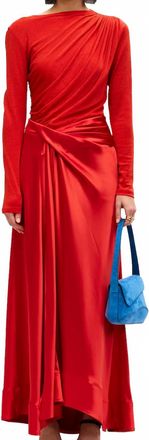 Acler Hertfordshire Maxi Dress In Red