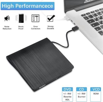 OEM Esta Unidad Externa De Cd/dvd Ultradelgada Y Multifuncional Cuenta Con Una Interfaz Usb 3.0 Plug-and-play Para Una R&aacute;pida Transferencia De Datos, Un D