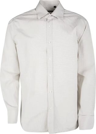 BOSS Camicia in cotone a maniche lunghe - Bianco