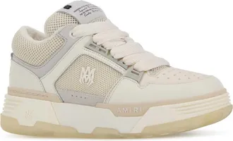 Amiri Mens Two-Tone Leather And Mesh Ma-1 Sneakers Alabaster