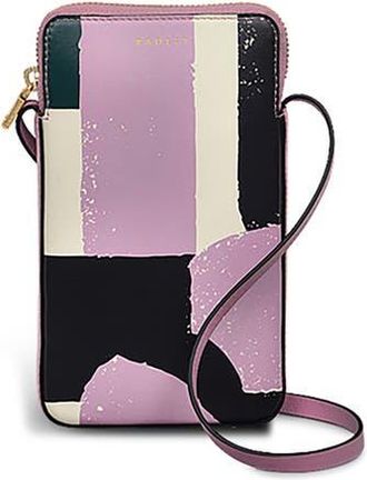 Radley London Gallery Road Geo Medium Phone Crossbody Bag in Shy Pink at Nordstrom Rack
