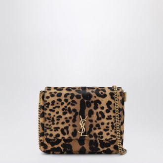 Saint Laurent Leopard-print Kate bag in pony-effect leather