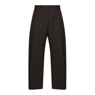 STUDIO NICHOLSON Fume Pant - male - Studio Nicholson - Wide Trousers - Brown - S - Trousers