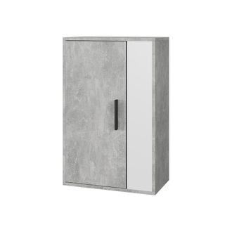 Vicco Estanter&iacute;a De Pared Berno, Hormig&oacute;n/blanco, 50.1 X 78.4 Cm Con 2 Compartimentos Vicco