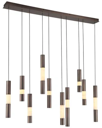 Eurofase Lighting Ronda 10-Light 50In Linear Chandelier