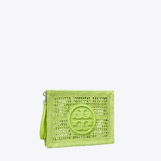 Tory Burch Womens Ella Crochet Pouch, One Size