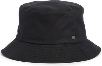 Vince Cotton Canvas Bucket Hat in Black at Nordstrom, Size Small