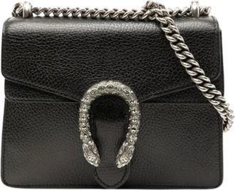 Gucci Pre-owned Cross Body Bags, female, Black, Size: ONE SIZE Pre-owned Crossbody Bag