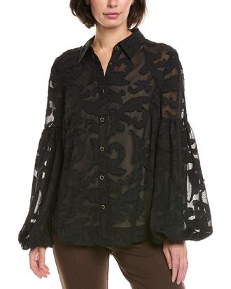 Milly Scroll Burnout Shirt