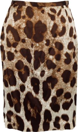 Dolce & Gabbana Dolce & Gabbana Luipaardprint Rok - 10s