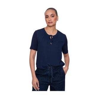Geisha Dames, Blouses & Shirts, Blauw, Maat: S