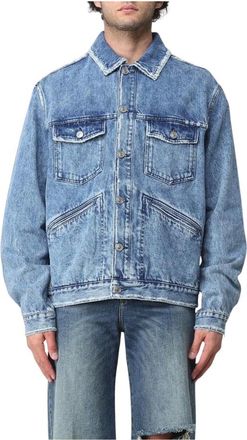 Isabel Marant Heren, Jassen, Blauw, Maat: M Denim