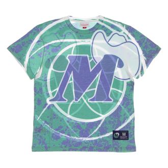 Mitchell & Ness NBA Jumbotron Tee Hardwood Classics Dalmav - Heren - T-shirts - Veelkleurig - XL - Katoen - Tops