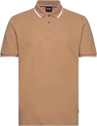 HUGO BOSS Polo Shirts - Heren - Polos - Beige - L - Tops