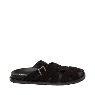 Steve Madden Marlon Sandal BLACK SUEDE