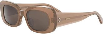 Celine Elegante zonnebril voor stijlvolle look - unisex - Zonnebrillen - Bruin - ONE Size - Accessoires