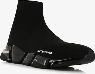 Balenciaga Hohe Sockensneakers mit transparenten Sohlen Speed 2.0 LT