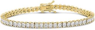 SHYMI Cubic Zirconia Tennis Bracelet in Gold at Nordstrom, Size 7