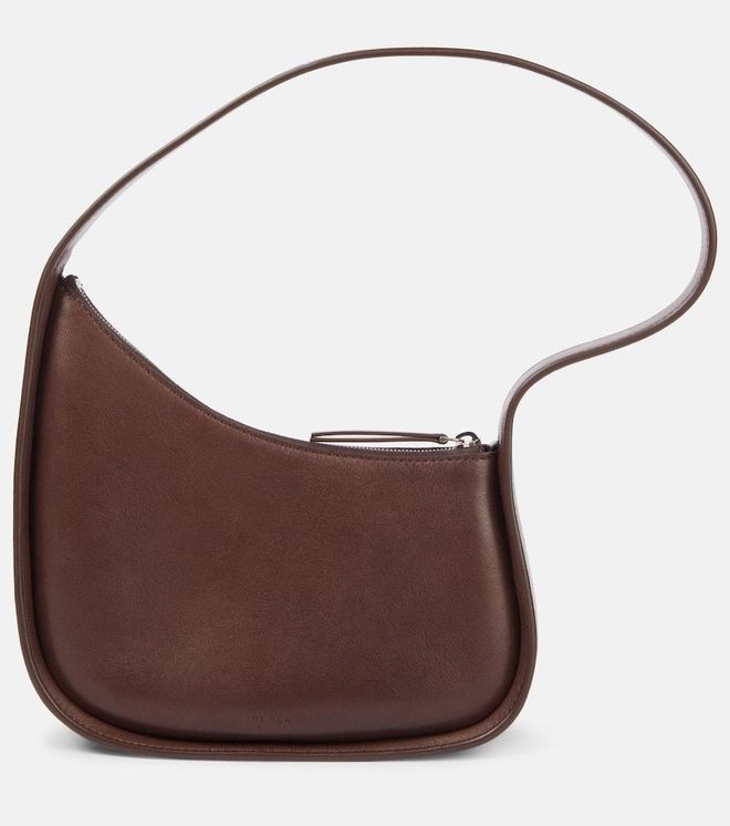 Half Moon leather shoulder bag