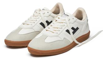 FlamingosLife Sneaker FLAMINGOS LIFE BURELA SLIM, Damen, Gr. 36, schwarz (panna schwarz), Synthetik, Textil, Schuhe Sneaker, veganer Sneaker, Obermaterial aus 70% M