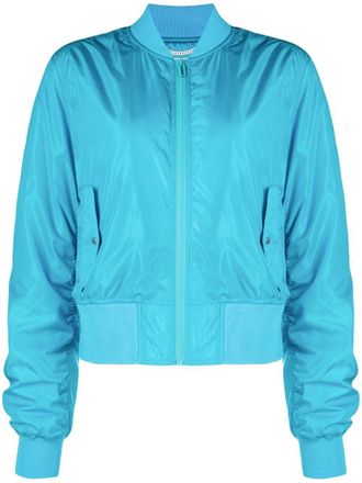Off-white Bomber a righe - Blu
